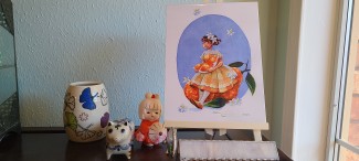 9x12 Satsuma print