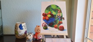9x12 Creole Tomatos print